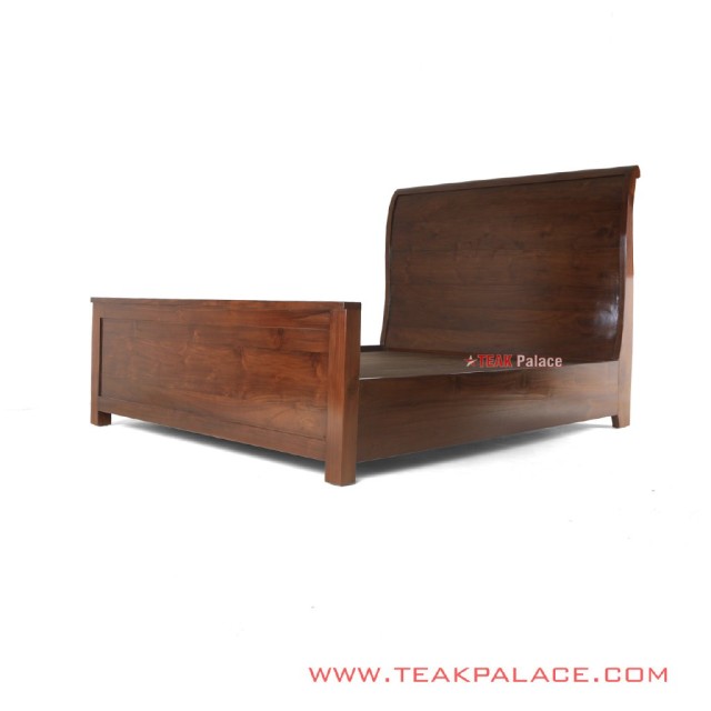 Dipan Kayu Jati Minimalis Seri Sleigh Dipan Kayu Jati Minimalis Seri Sleigh