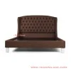 Tempat Tidur Kayu Jati Moderen Minimalis Coklat seri Evelyn Tempat Tidur Kayu Jati Moderen Minimalis Coklat seri Evelyn