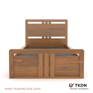 Dipan 2 Laci Minimalis Single Kayu Jati Devana 90 Dipan 2 Laci Minimalis Single Kayu Jati Devana 90