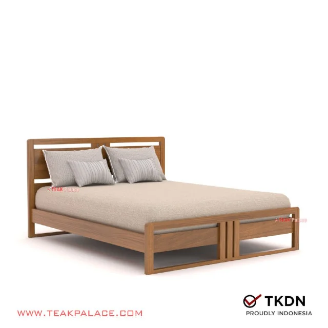 Dipan Queen Size Minimalis Jati Devana 160 Dipan Queen Size Minimalis Jati Devana 160