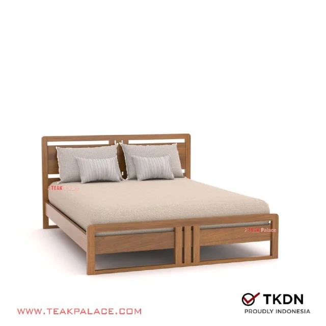 Dipan Queen Size Minimalis Jati Devana 160 Dipan Queen Size Minimalis Jati Devana 160