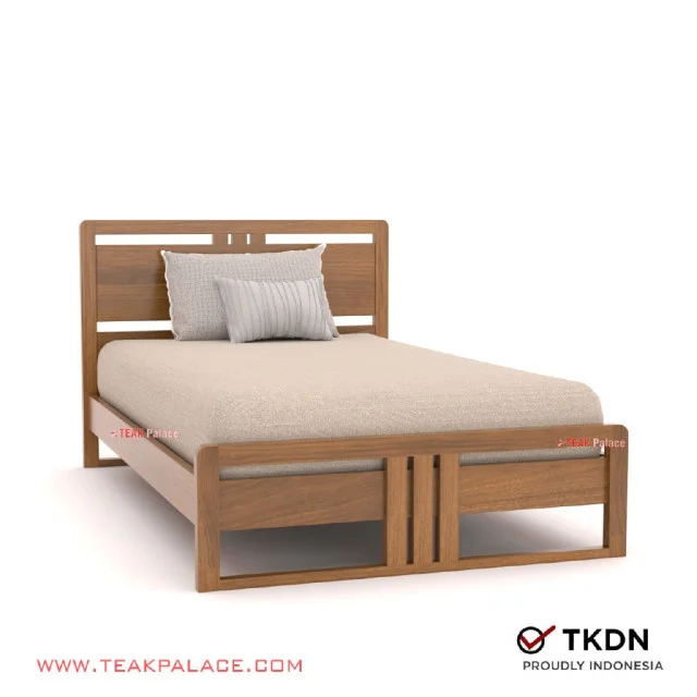 Dipan Single Minimalis Kayu Jati Seri Devana 120x200