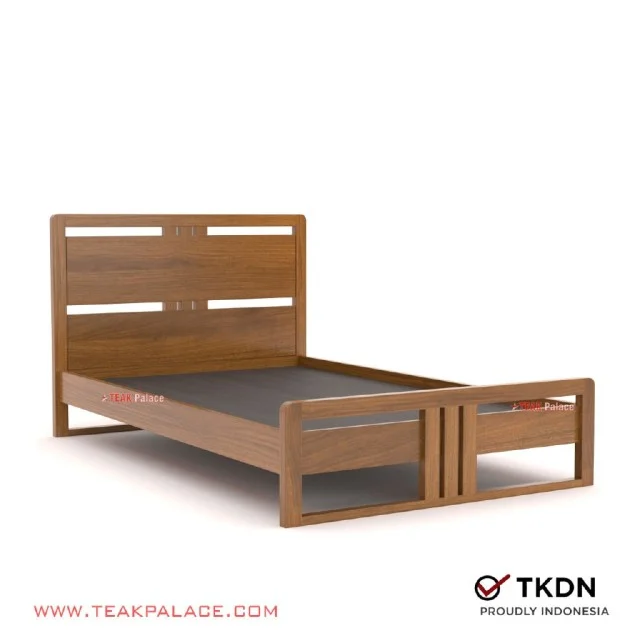 Dipan Single Minimalis Kayu Jati Seri Devana 120x200