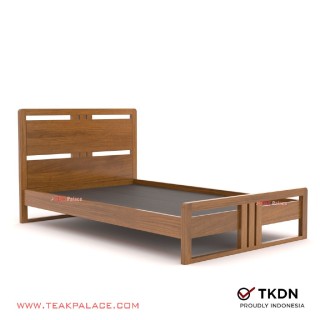 Dipan Single Minimalis Kayu Jati Seri Devana 120x200