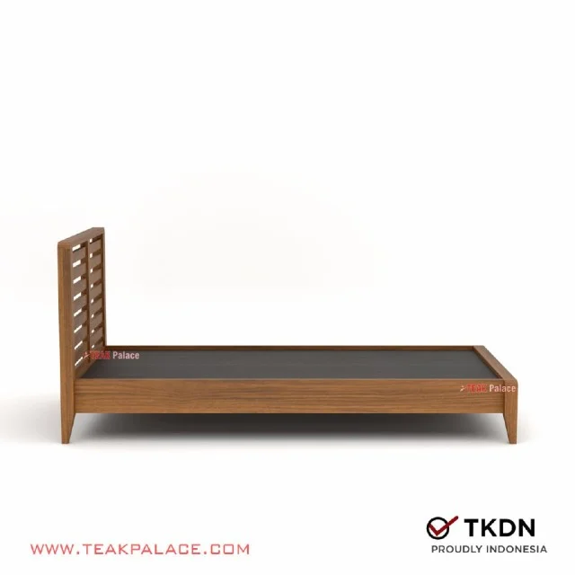Dipan Anak Minimalis Single Kayu Jati Seri Minimax 90