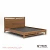 Dipan Minimalis Queen Size Kayu Jati Ernest 160 Dipan Minimalis Queen Size Kayu Jati Ernest 160