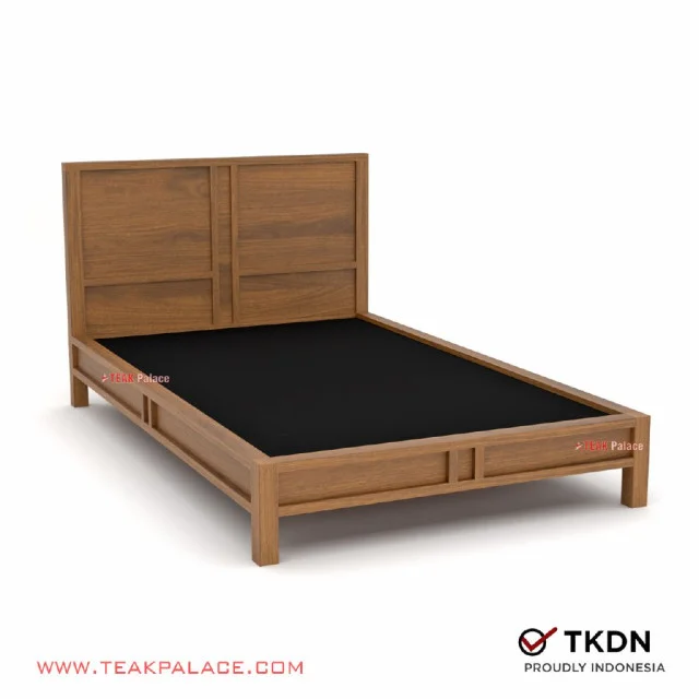 Dipan Minimalis Kayu Jati Edgar 120 cm