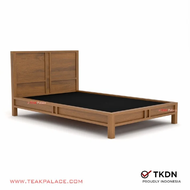 Dipan Minimalis Kayu Jati Edgar 120 cm