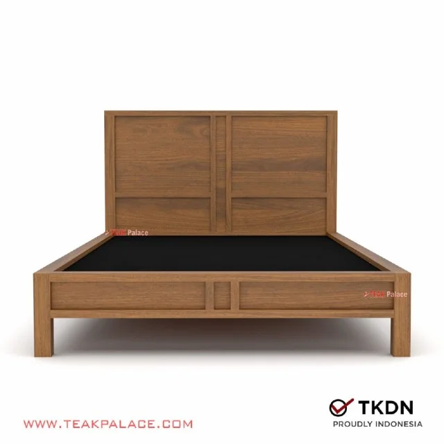 Dipan Minimalis Kayu Jati Edgar 120 cm