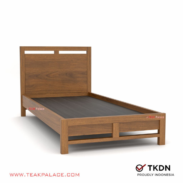 Tempat Tidur Anak Minimalis Single Jati Ernest 90