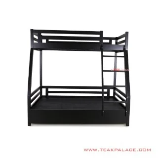 Tempat Tidur Anak Freesia Hitam Minimalis Tempat Tidur Anak Freesia Hitam Minimalis