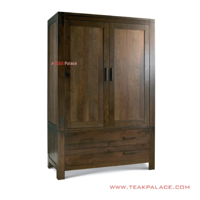 Lemari Pakaian Minimalis Jati 2 Laci Seri Bogor Lemari Pakaian Minimalis Jati 2 Laci Seri Bogor