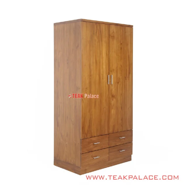 Lemari Kayu Jati Minimalis Untuk Pakaian 2 Pintu Seri Jakarta