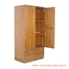 Lemari Kayu Jati Minimalis Untuk Pakaian 2 Pintu Seri Jakarta