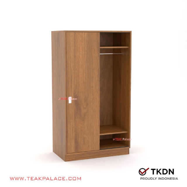 Lemari Pakaian 2 Pintu Geser Minimalis Seri Boka