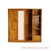 Lemari Pakaian 2 Pintu Sliding Golden Teak Seri Gilang Lemari Pakaian 2 Pintu Sliding Golden Teak Seri Gilang