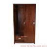 Lemari Pakaian 2 Pintu Sliding Kayu Jati Seri Masohi Lemari Pakaian 2 Pintu Sliding Kayu Jati Seri Masohi