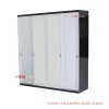 Lemari Sliding 4 Pintu Kaca Cermin Hitam Putih Seri Vista Lemari Sliding 4 Pintu Kaca Cermin Hitam Putih Seri Vista