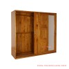 Lemari Pakaian 2 Pintu Sliding Golden Teak Seri Gilang Lemari Pakaian 2 Pintu Sliding Golden Teak Seri Gilang