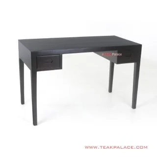 Meja Rias Minimalis Jati Hitam Seri Depok