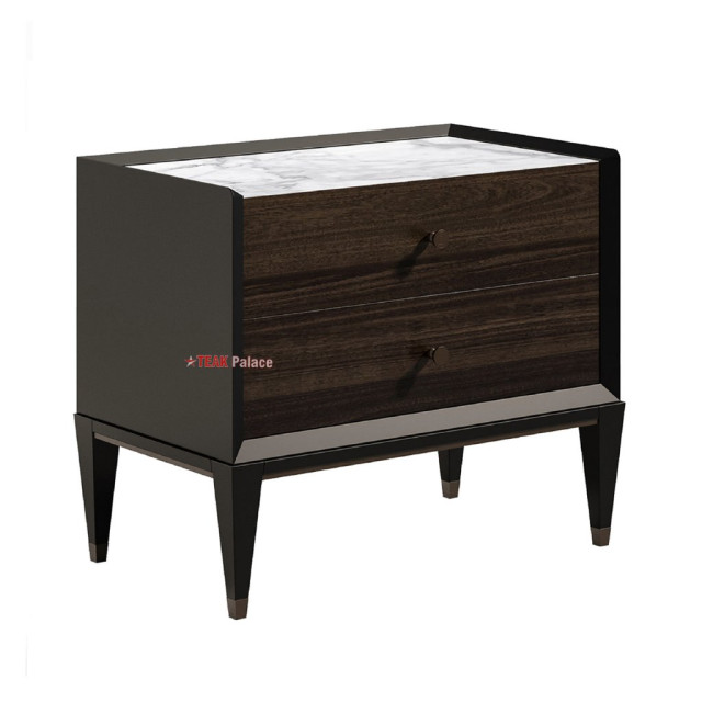 Nightstand Marmer Miranda 65 Cm Jati Minimalis Nightstand Marmer Miranda 65 Cm Jati Minimalis