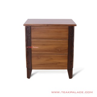 Nakas Jati Ukir 3 Laci Seri Palembang Nakas Jati Ukir 3 Laci Seri Palembang