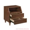 Nakas 2 Laci Minimalis Seri Nancy Salak Brown