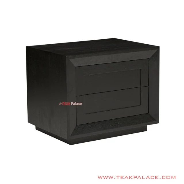Nakas 2 Laci Hitam Tiara Minimalis