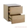 Nakas Minimalis Jati Natural Marmer Seri Akita