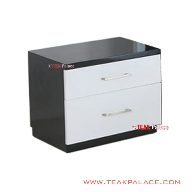 Nakas Kayu Jati Minimalis Duco White Black Seri Vista Nakas Kayu Jati Minimalis Duco White Black Seri Vista