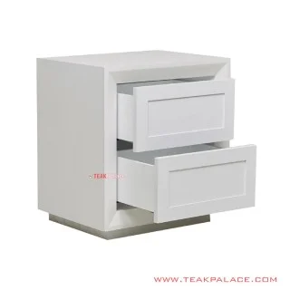 Nakas Duco Putih Mewah Minimalis Seri Lyodra 2 Laci Nakas Duco Putih Mewah Minimalis Seri Lyodra 2 Laci