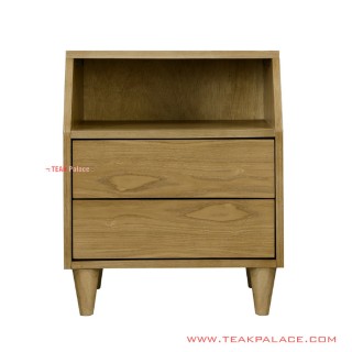 Meja Nancy Nakas Minimalis Golden Teak