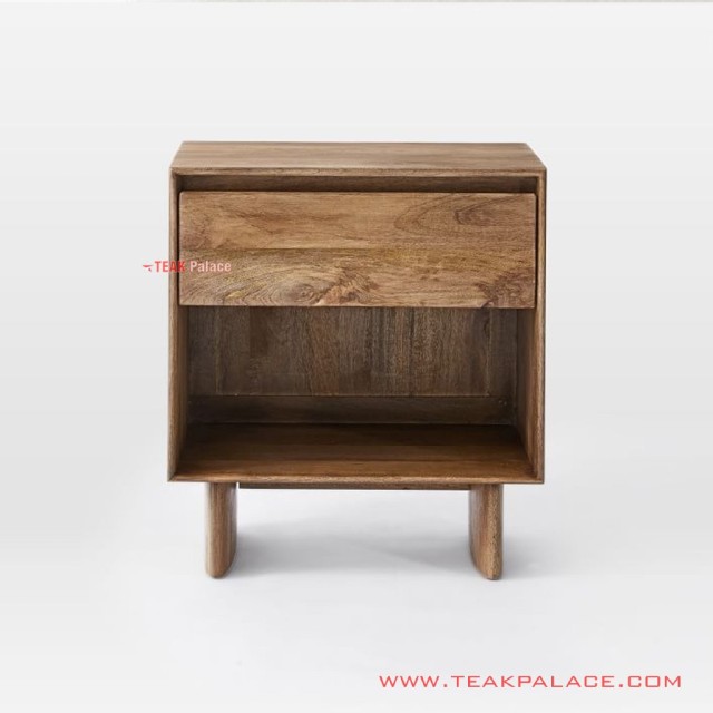 Meja Nakas Salak Brown Minimalis Calama Jati