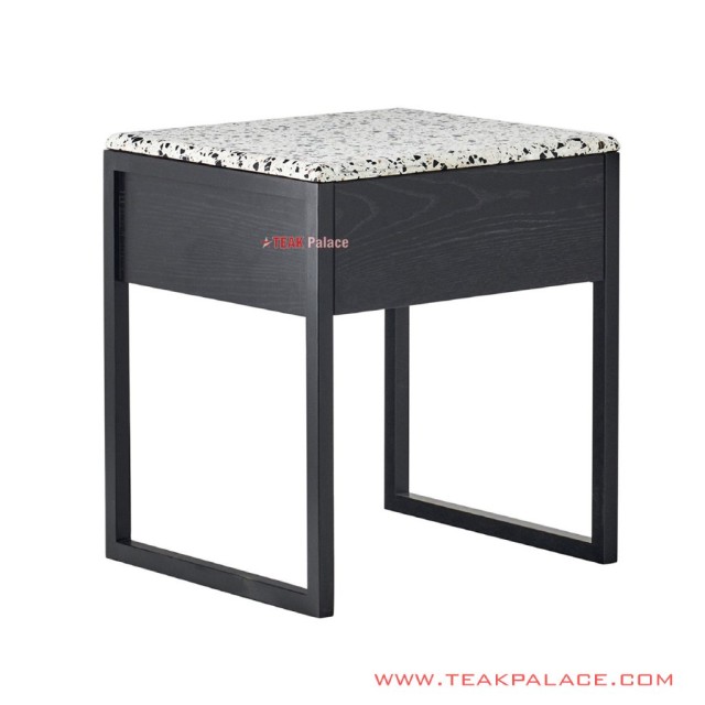 Meja Nakas Minimalis Marmer Corak Seri Natalis