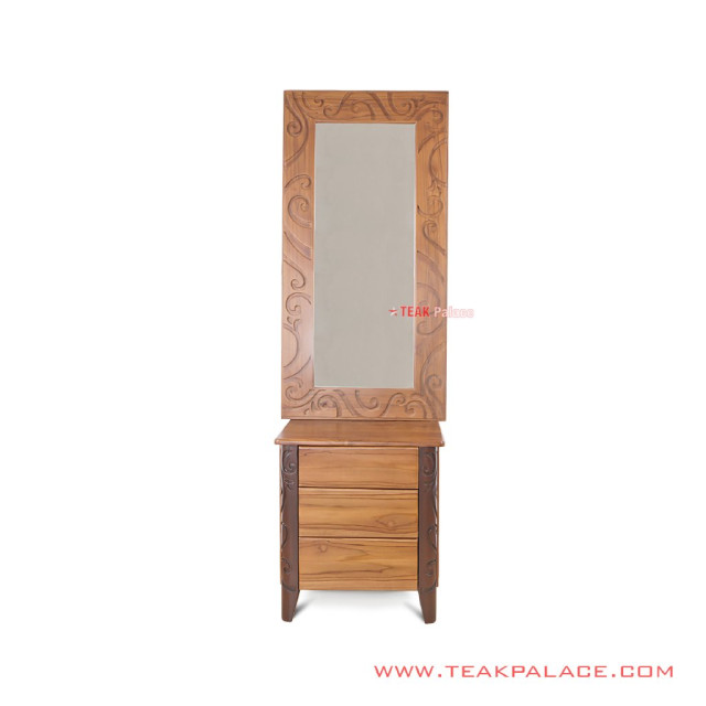 Nakas Cermin Jati Palembang Ukir Minimalis Nakas Cermin Jati Palembang Ukir Minimalis