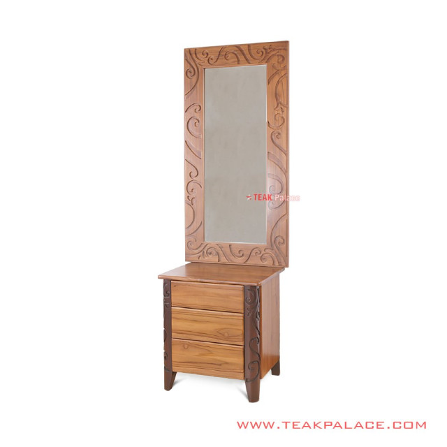 Nakas Cermin Jati Palembang Ukir Minimalis Nakas Cermin Jati Palembang Ukir Minimalis