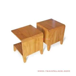 Nakas Minimalis 2 Unit Kayu Jati Seri Jakarta